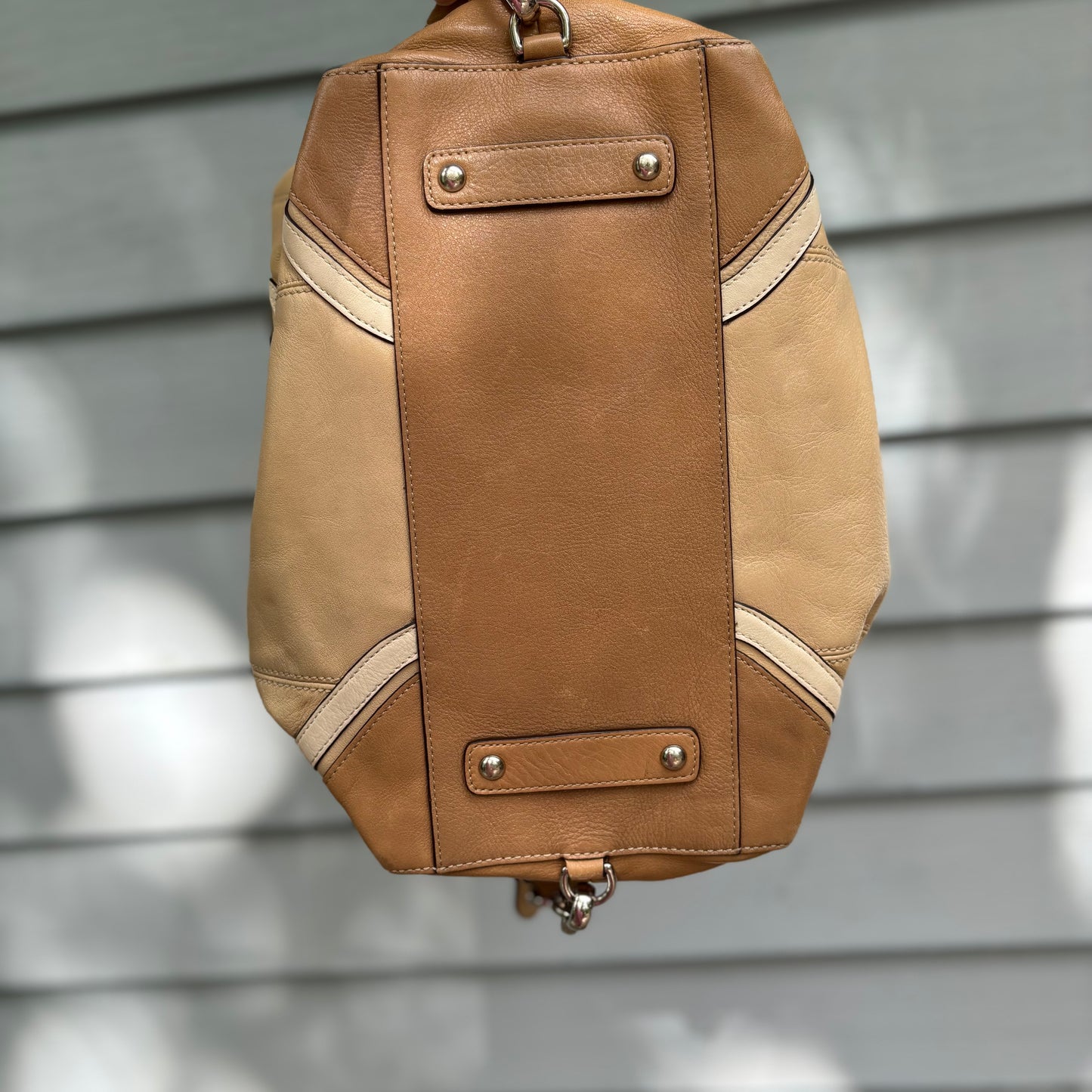 Leather Coach Handbag