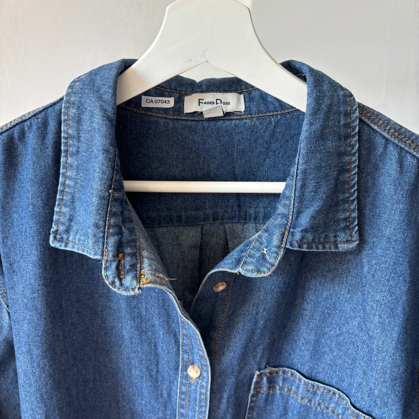 Classic Oversized Denim Button Down