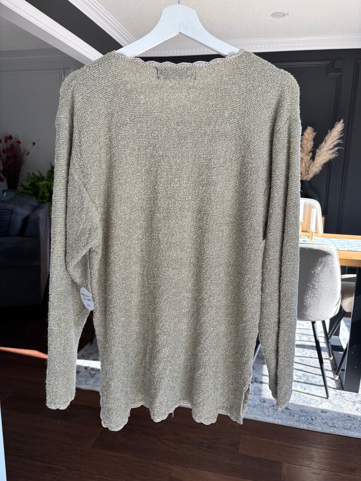 Vintage Spring Knit Sweater Size L
