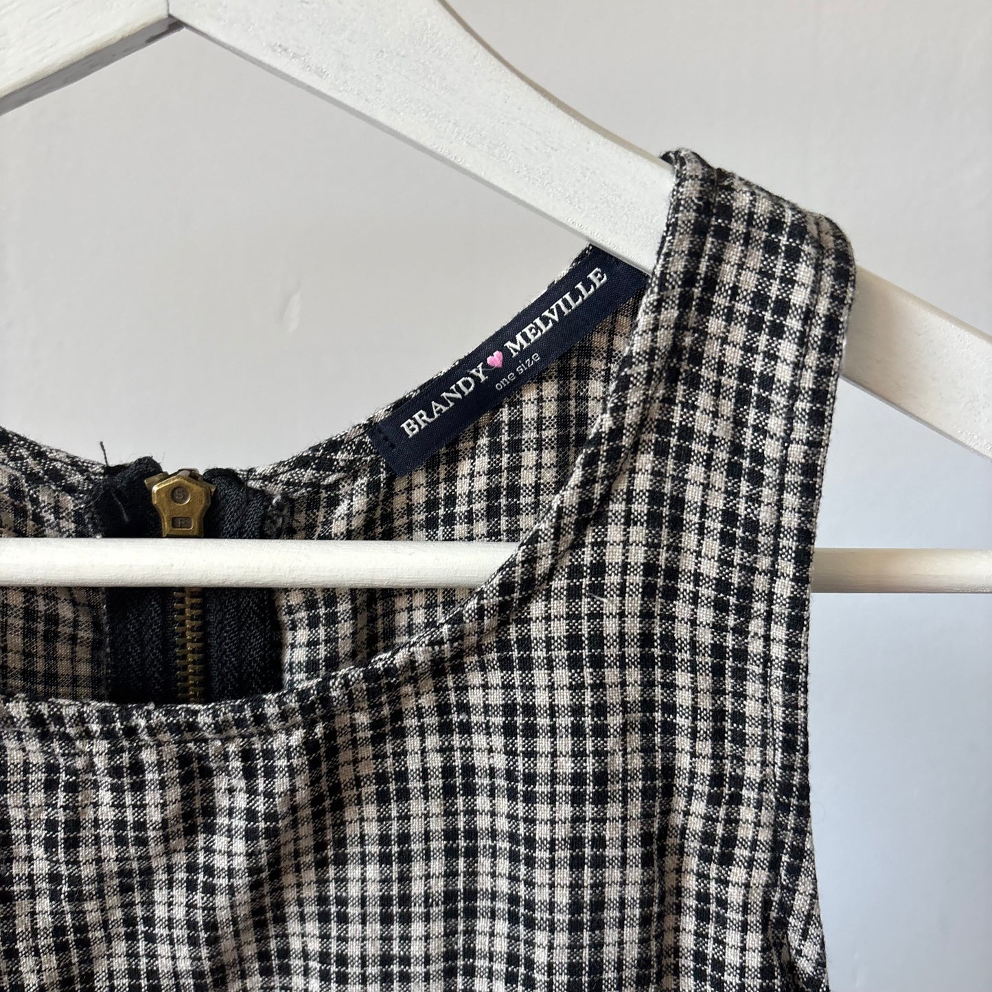 Brandy Melville Short Plaid Mini Dress