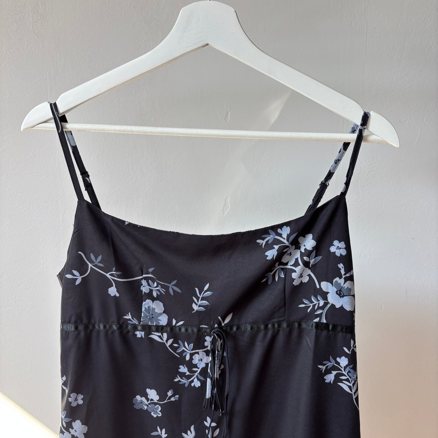 Simple Floral Spaghetti Strap Dress