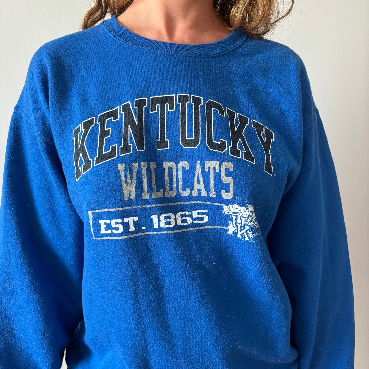 Blue Vintage Kentucky Wildcats Sweatshirt
