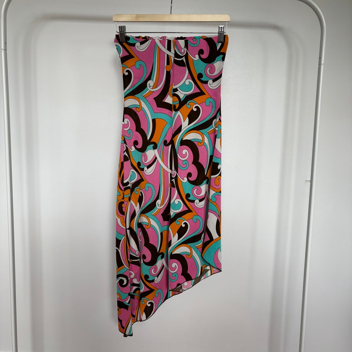 00s Asymmetrical Tube Dress Size Small