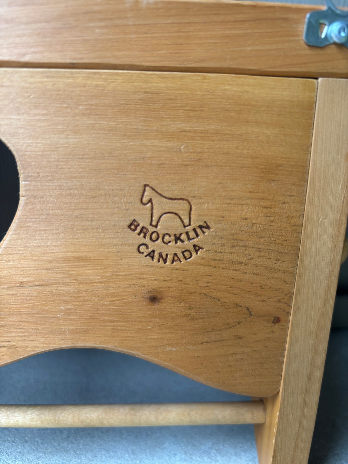Little Vintage Wooden Heart Shelf