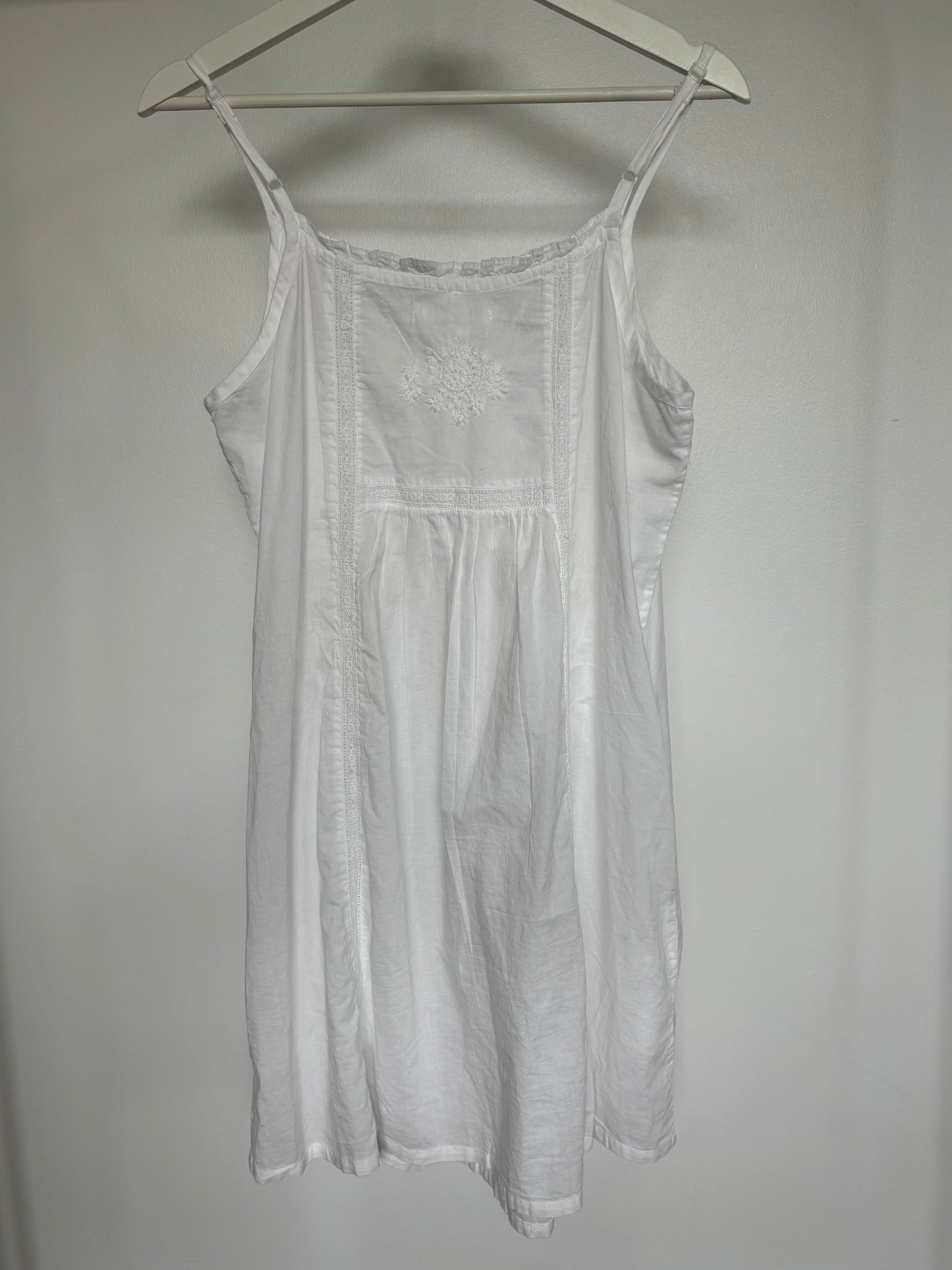 White Cotton Dress Size S