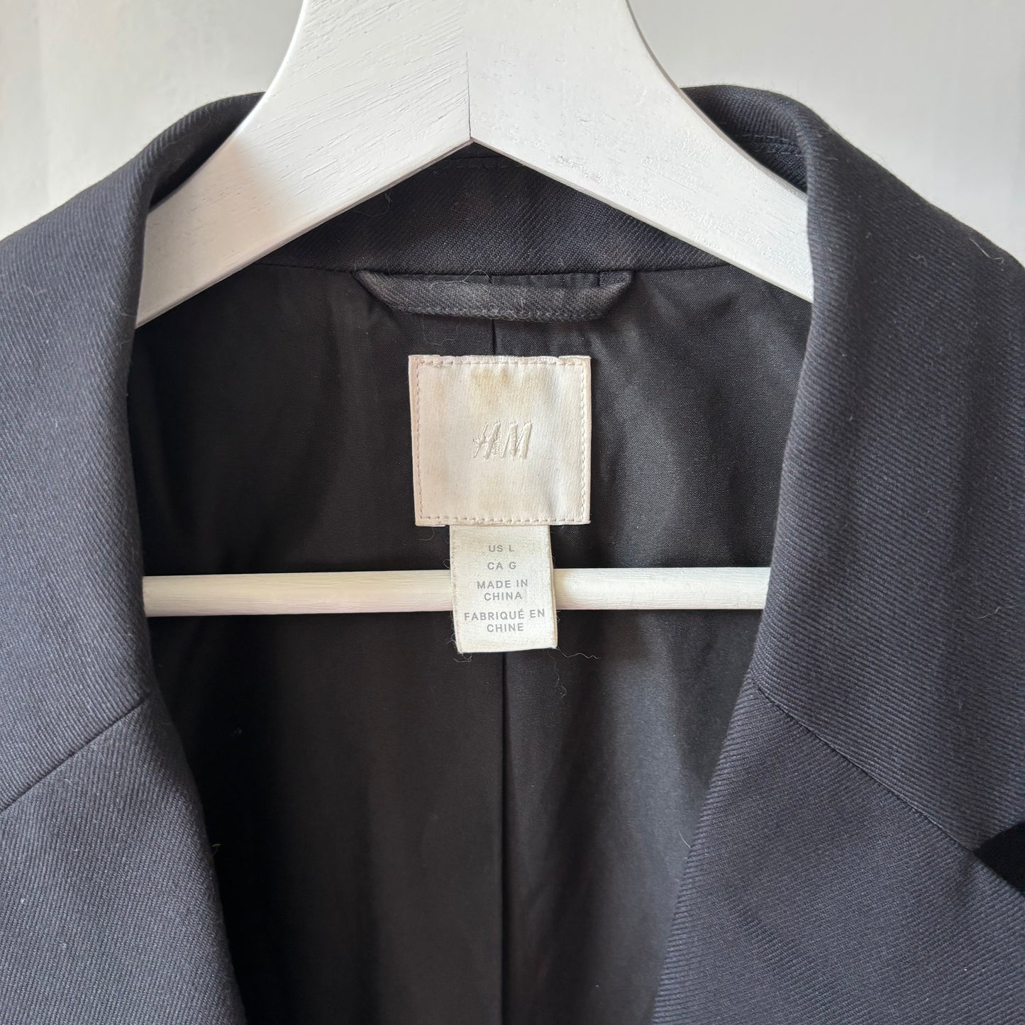 Black Oversized H&M Blazer
