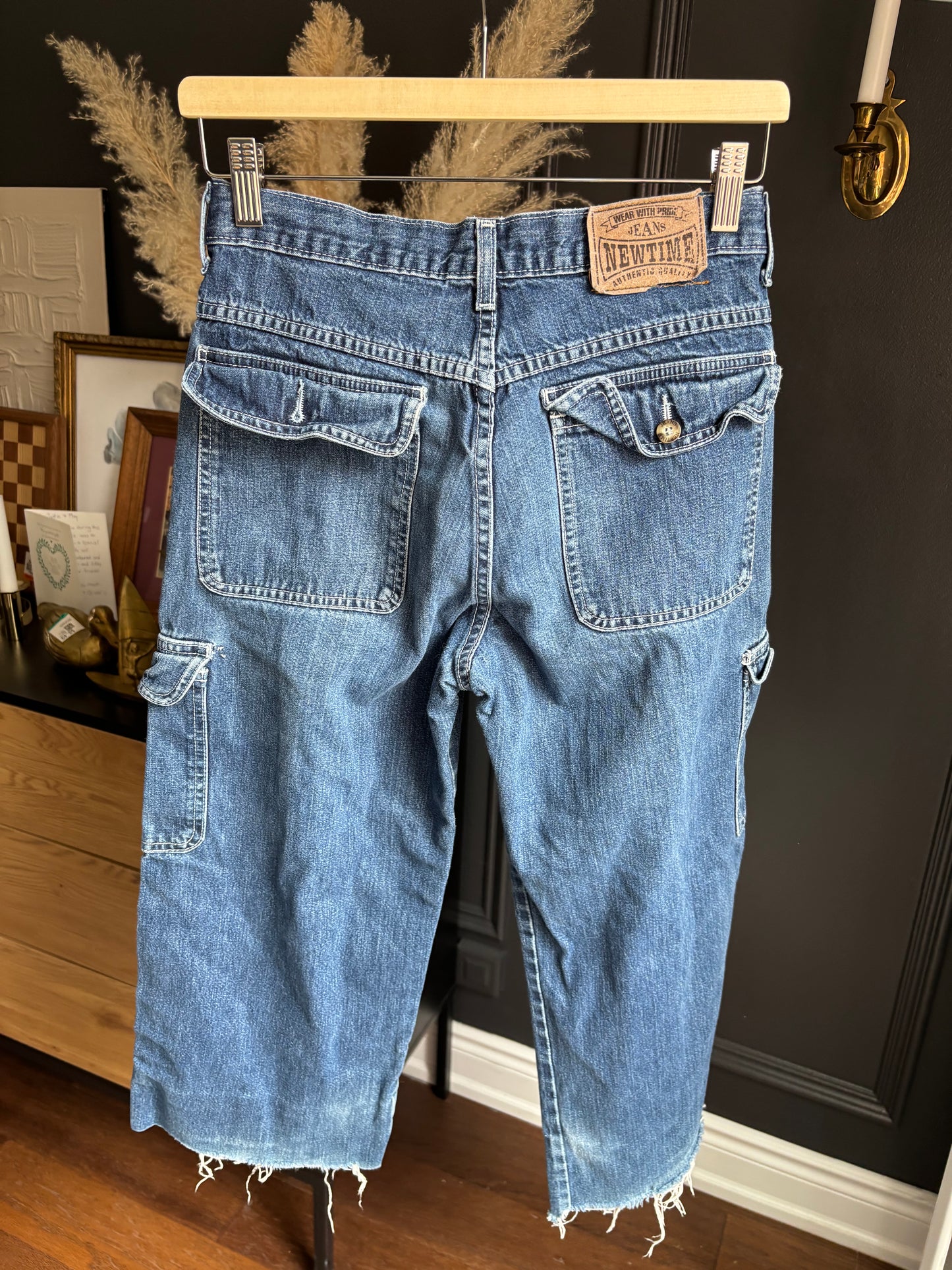Vintage Cropped Cut Off Jeans Size 27