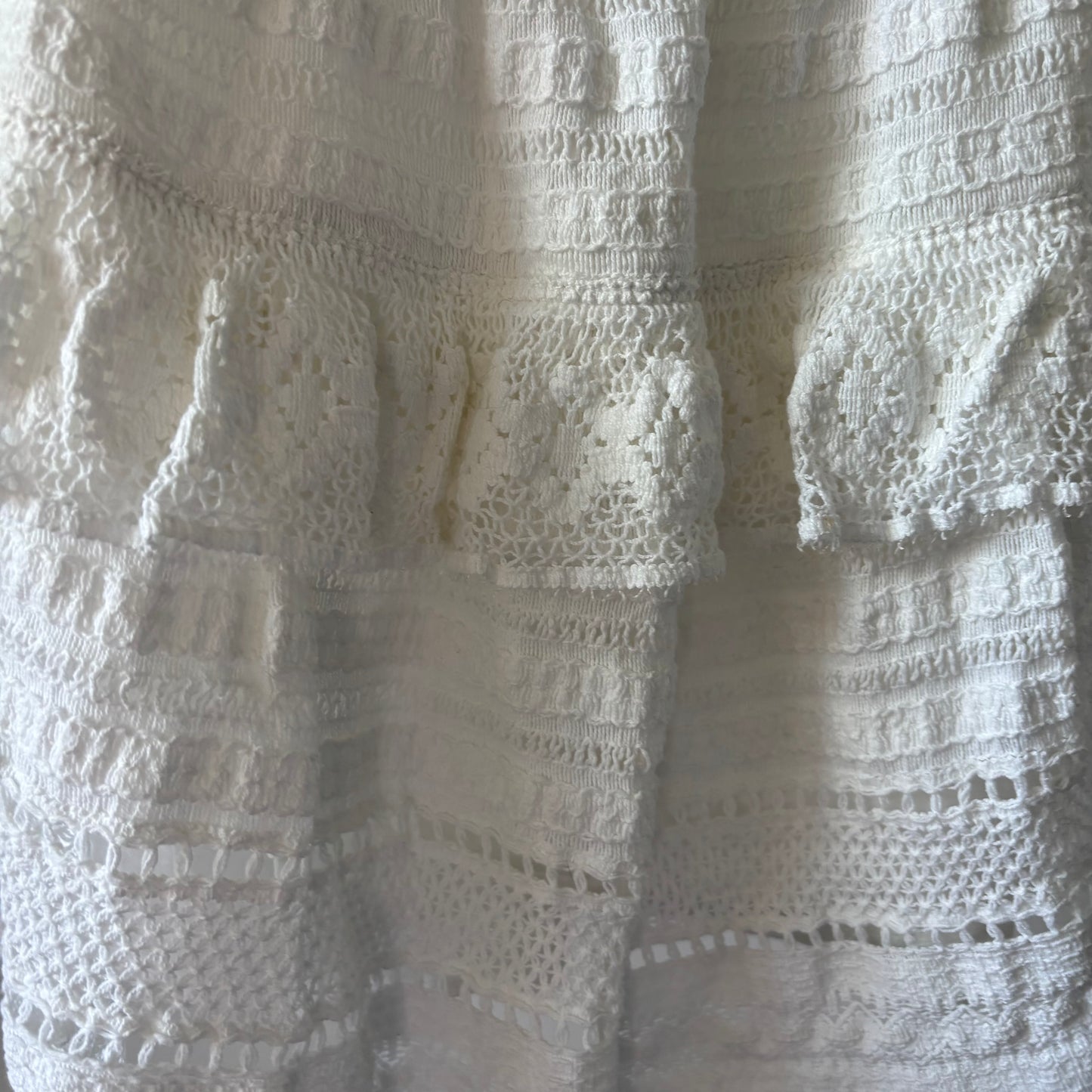 Lacey Tiered Boho Mini Skirt