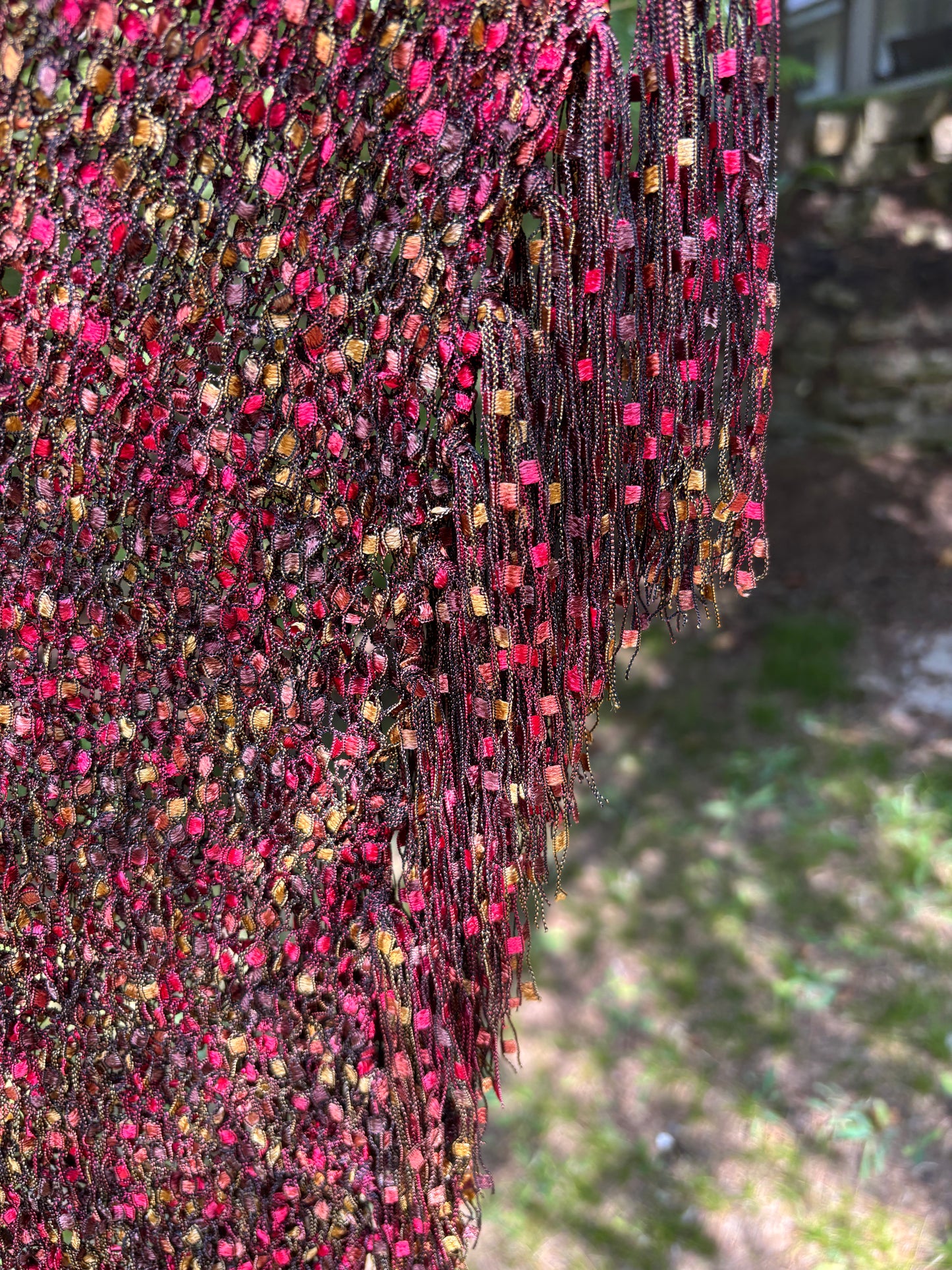 Asymmetrical Knit Cape