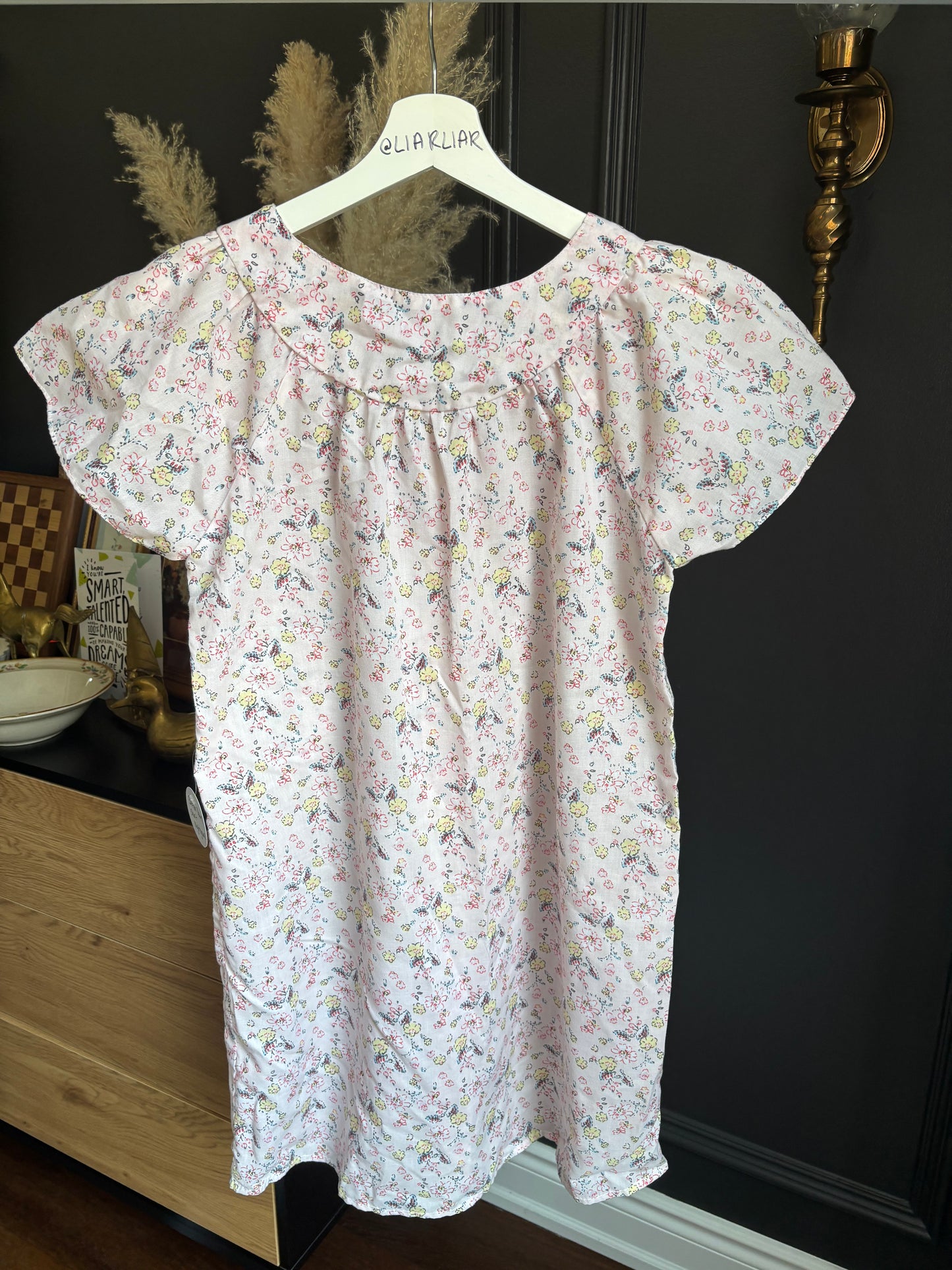 Button Down Short Nightgown Size S
