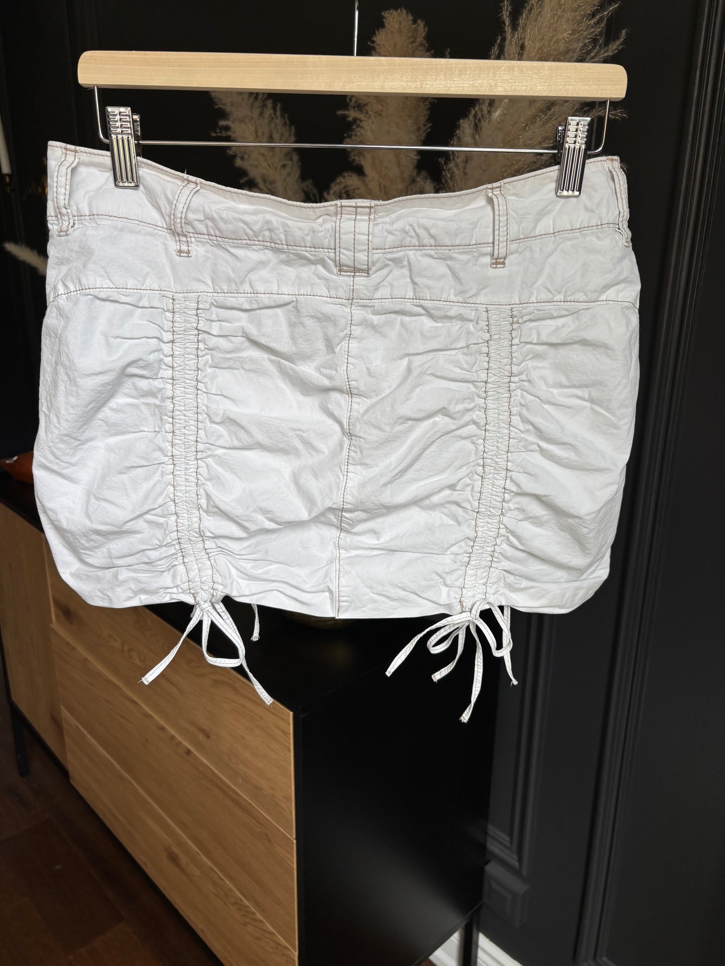 Y2K Rouched Micro Mini Skirt Size M