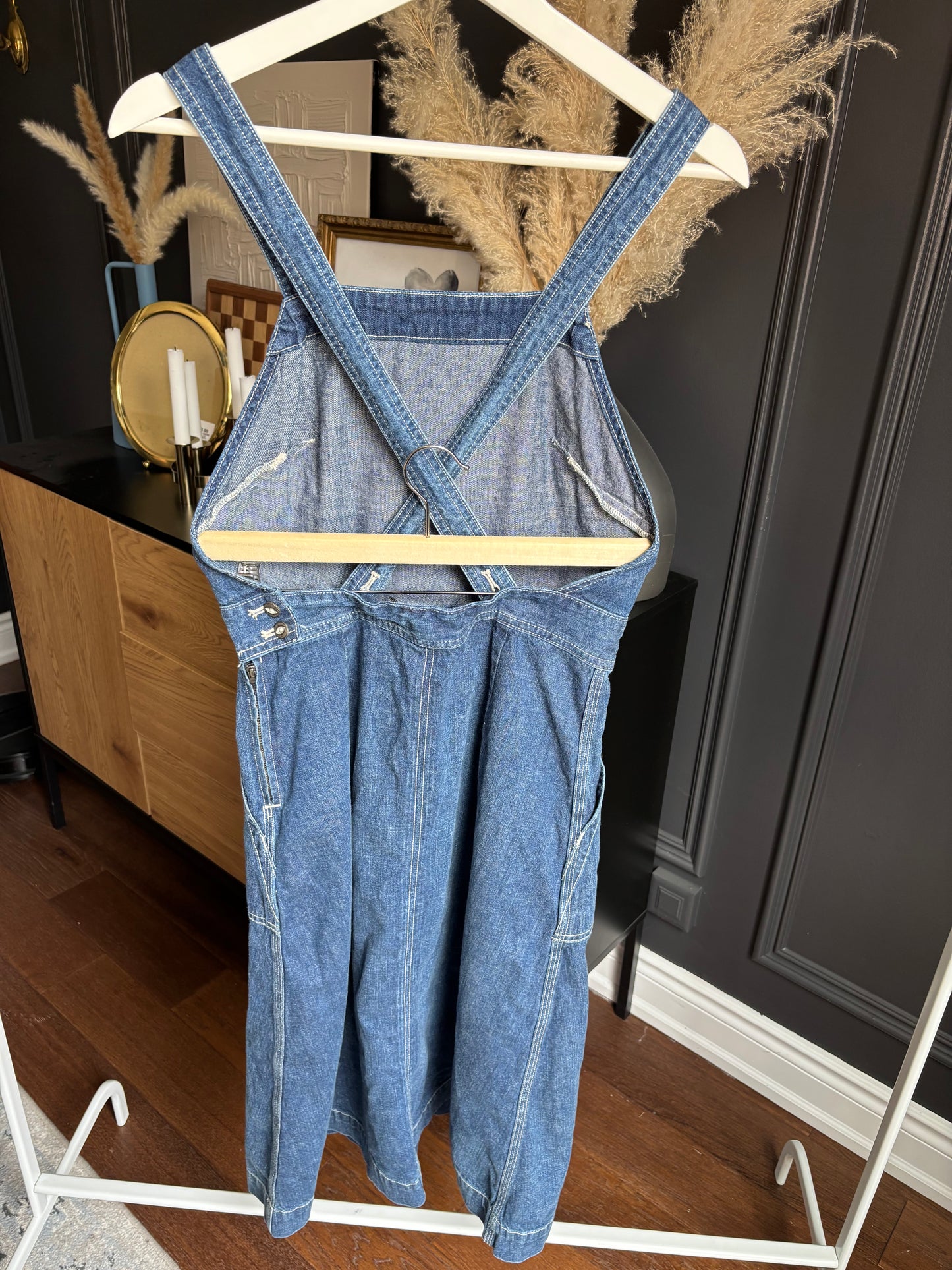 Ralph Lauren Denim Overall Dress Size 4