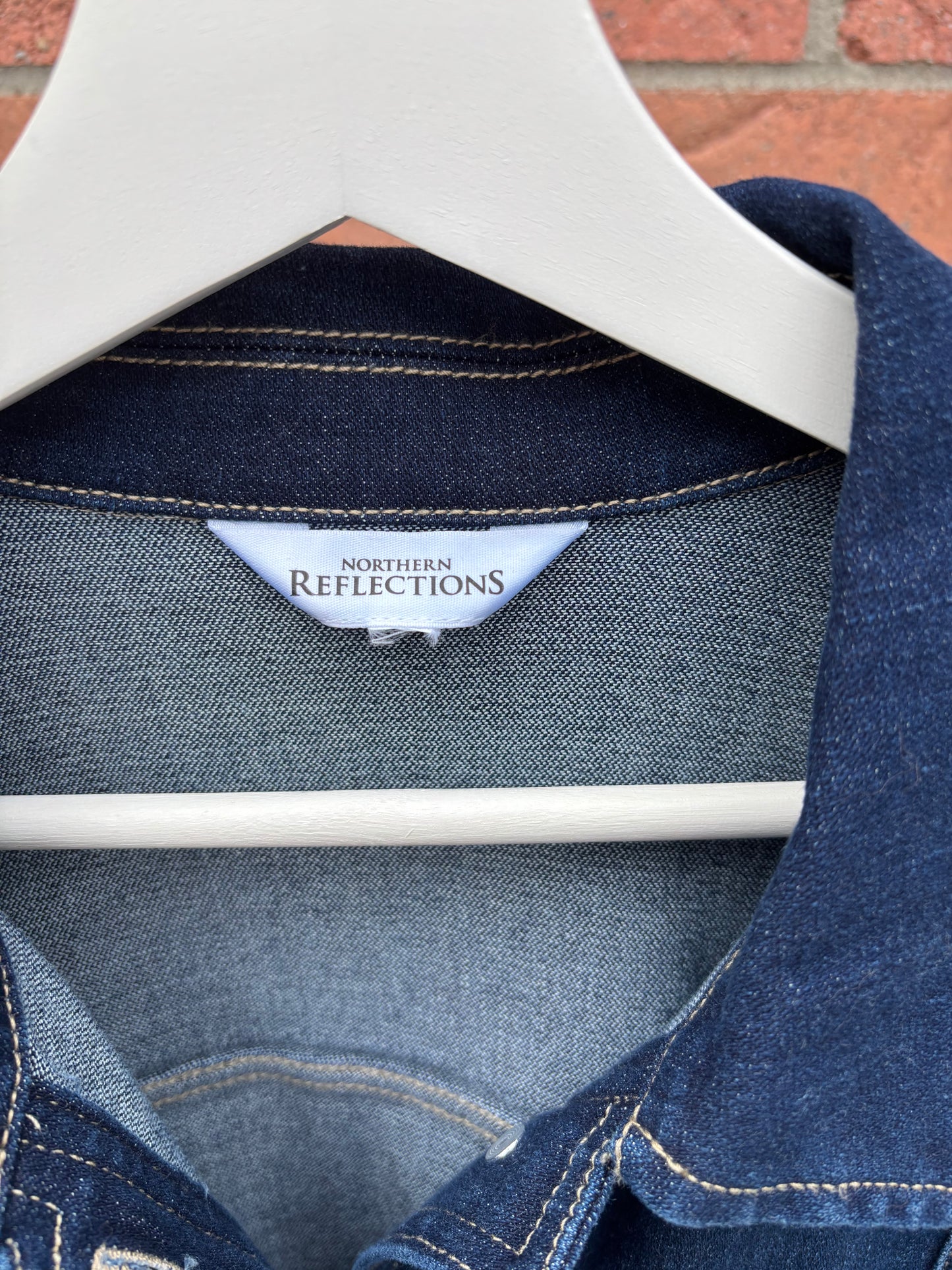 Belted Denim Jacket Fits L- XL