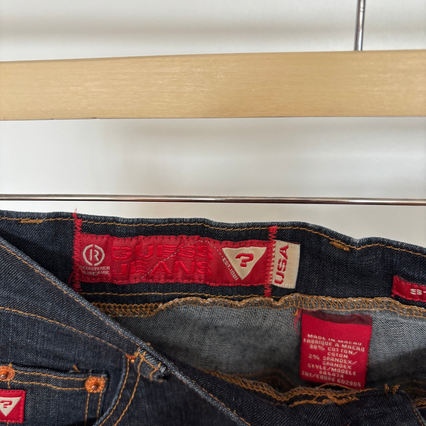 Vintage Guess Dark Denim Skirt