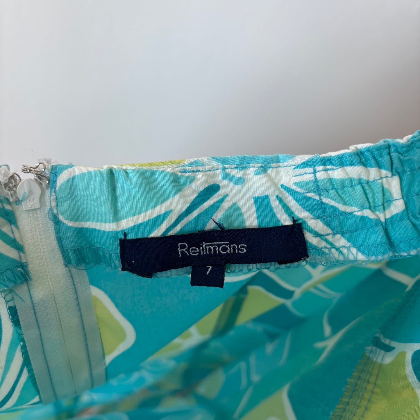 Turquoise Halter Fit & Flare Midi Dress