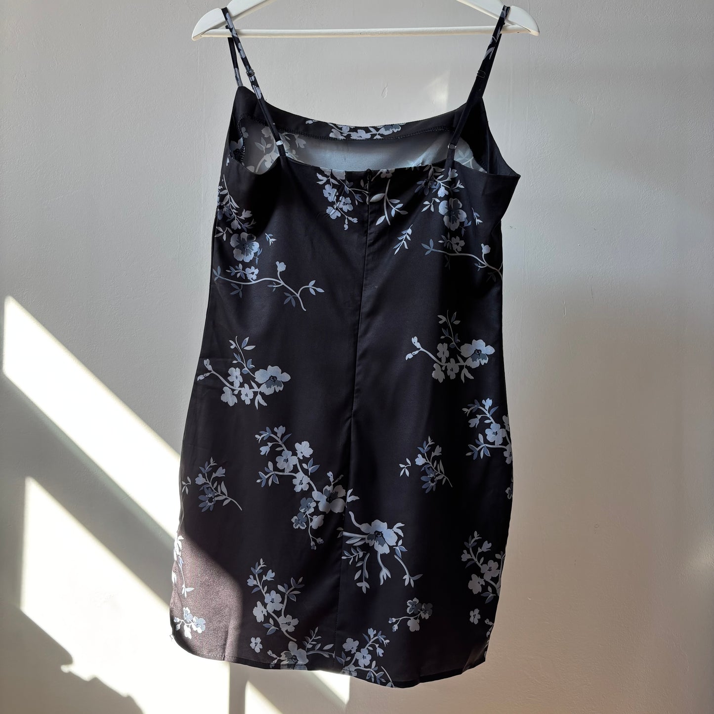 Simple Floral Spaghetti Strap Dress