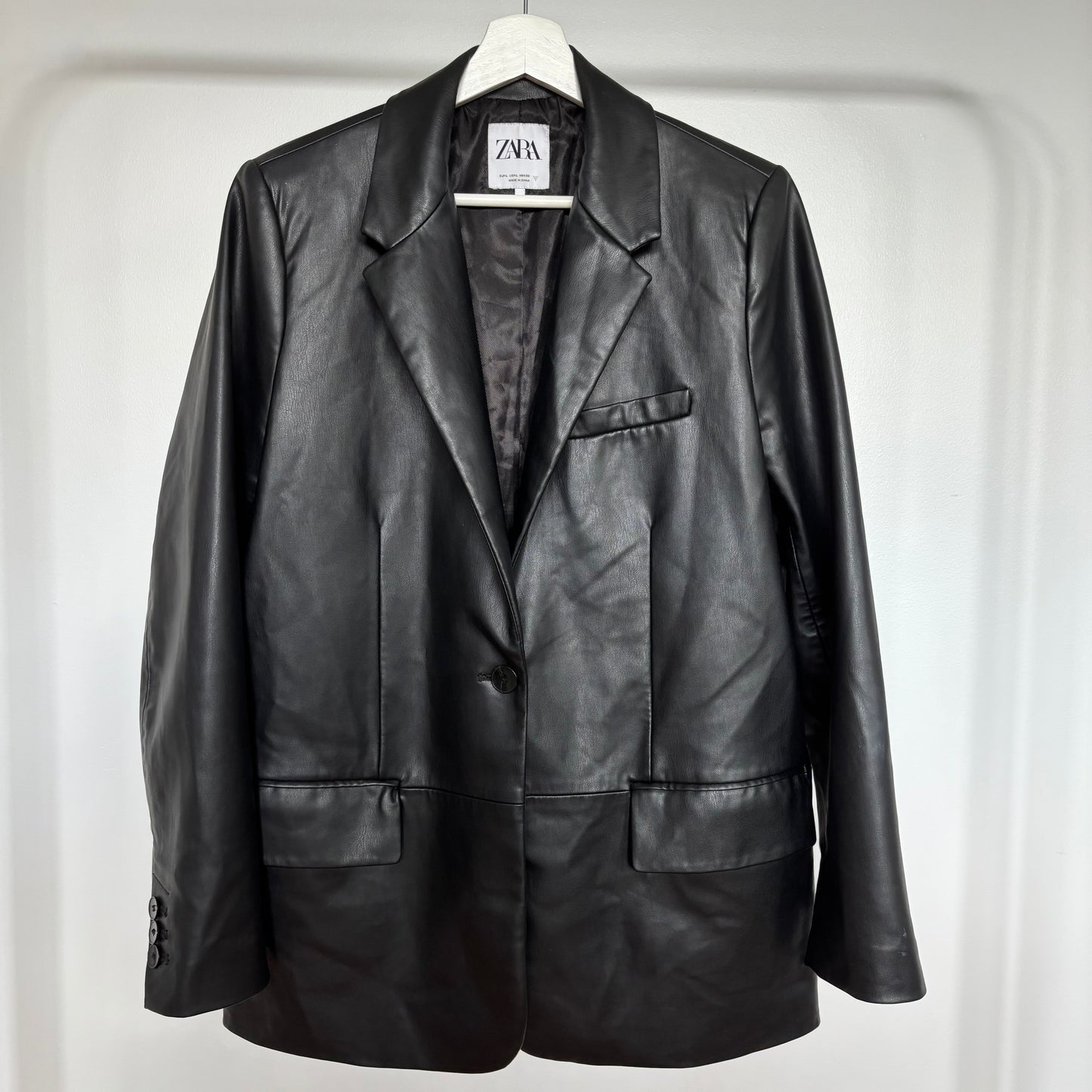 Faux Leather Zara Blazer