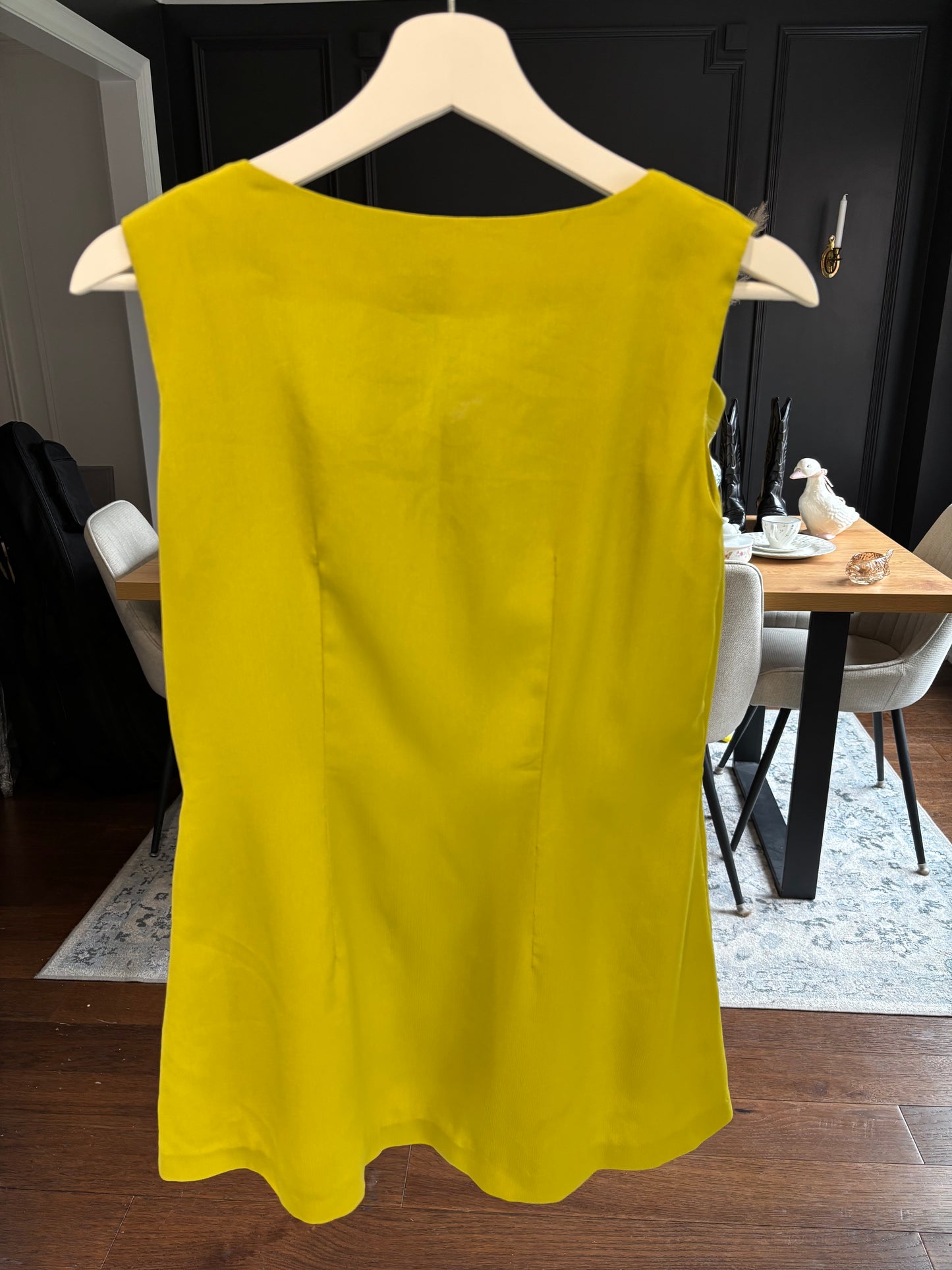 Green Button Down Sleeveless Blouse Size M