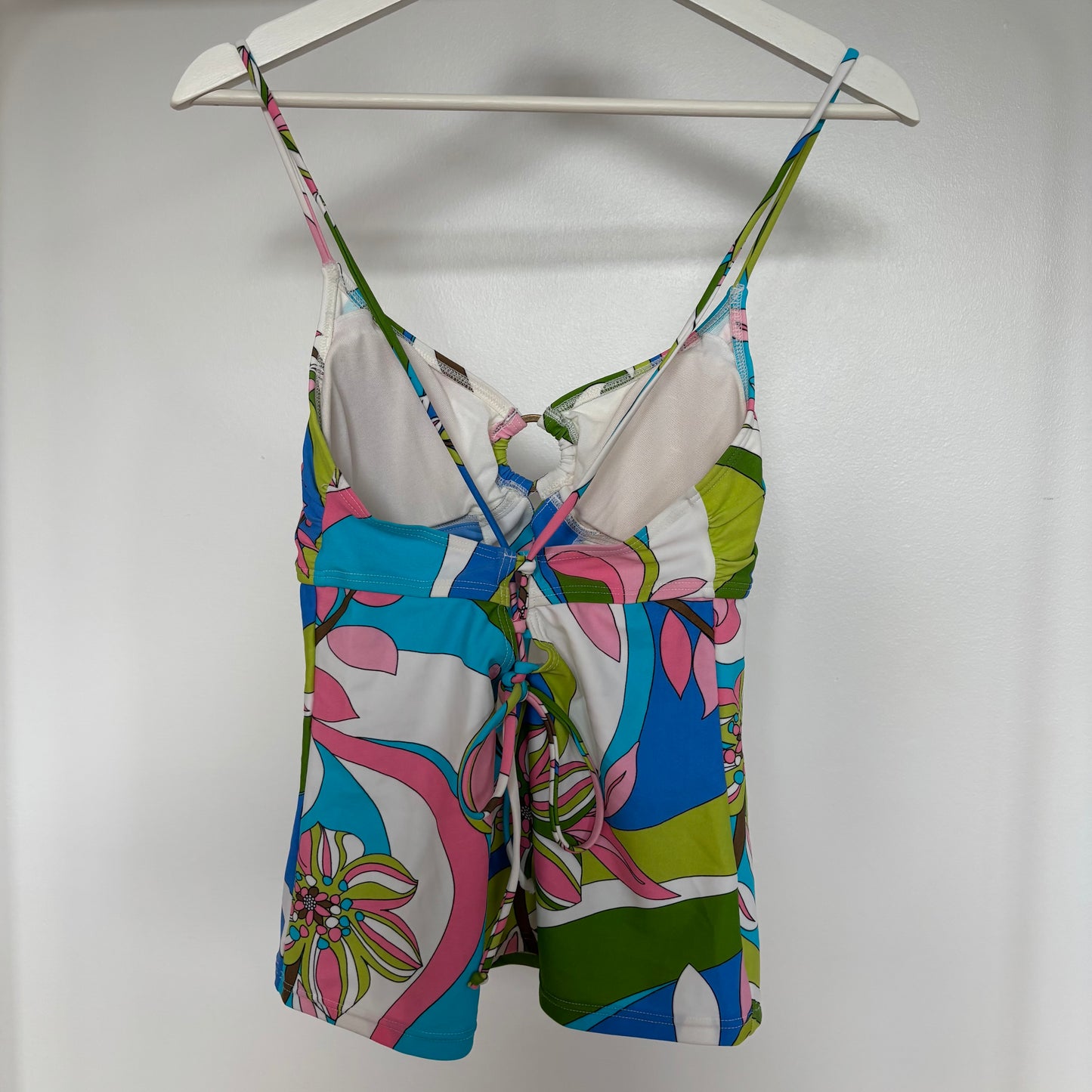 Retro Print Tankini Size Medium
