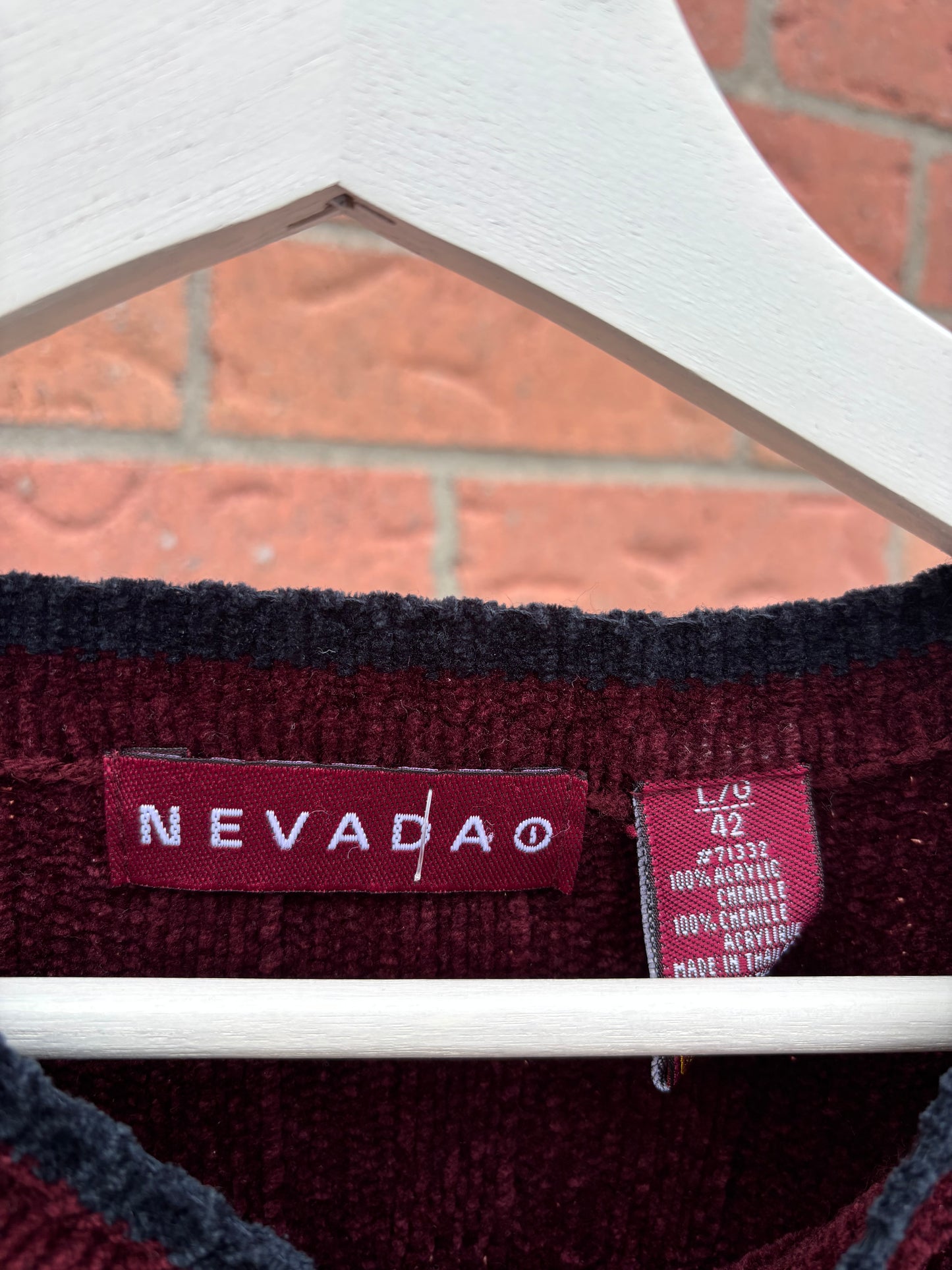 Burgundy Super Soft Knit Sweater Size Large