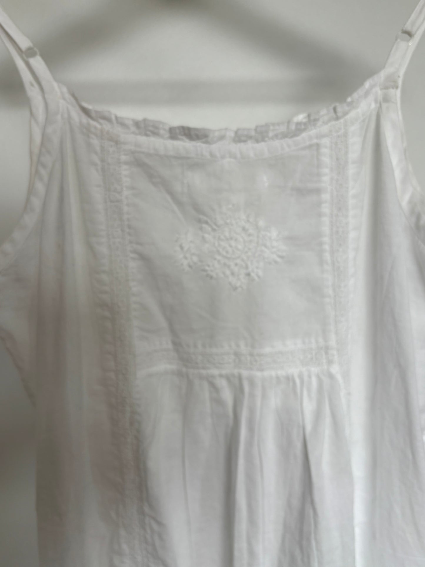 White Cotton Dress Size S