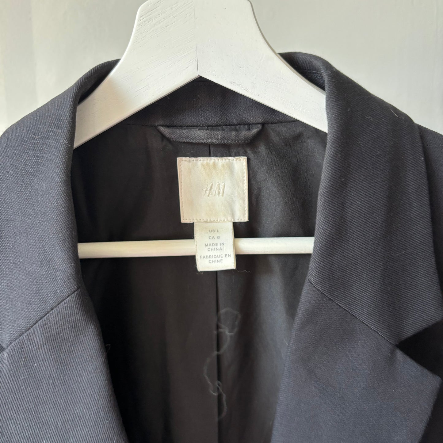 Black Oversized H&M Blazer