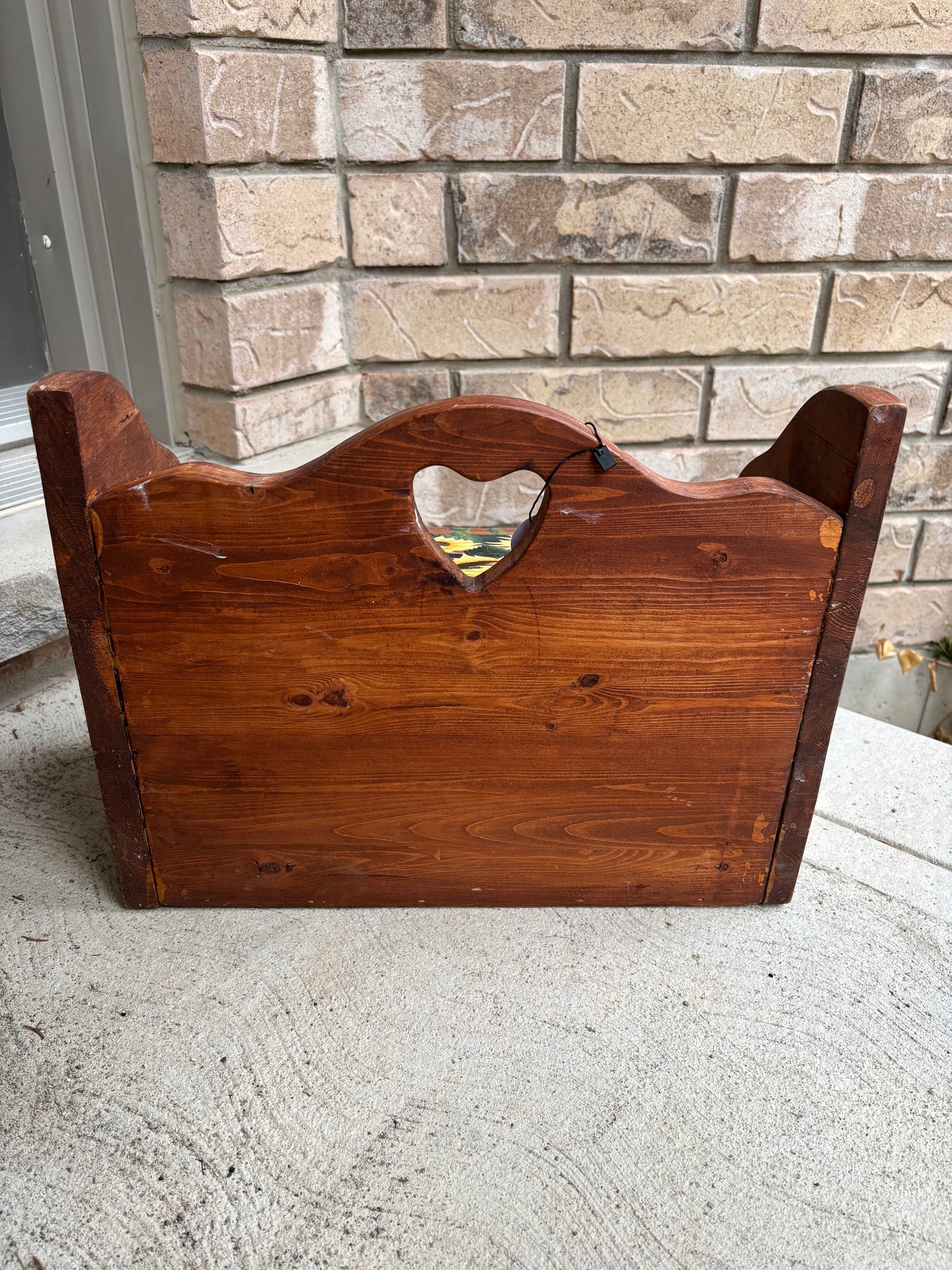 Painted Sunflower Wooden Box