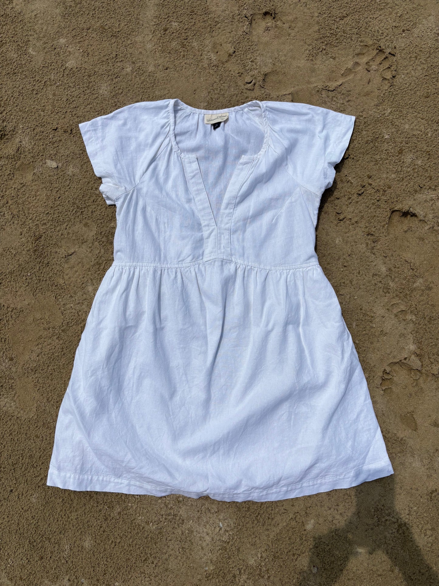 White Short Flowy Dress Size XS