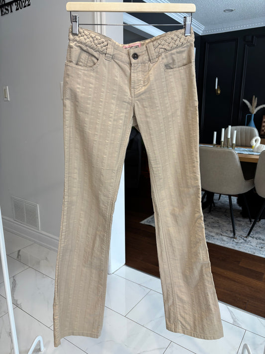 Guess Braided Waist Band Flare Jeans Size 27