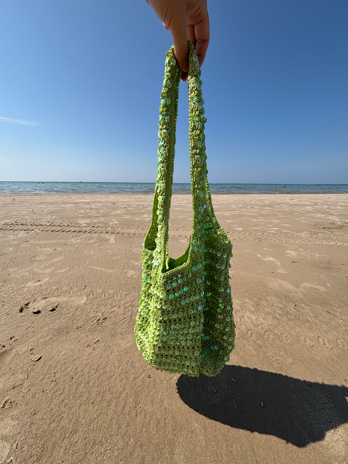 Green Sequin Bag