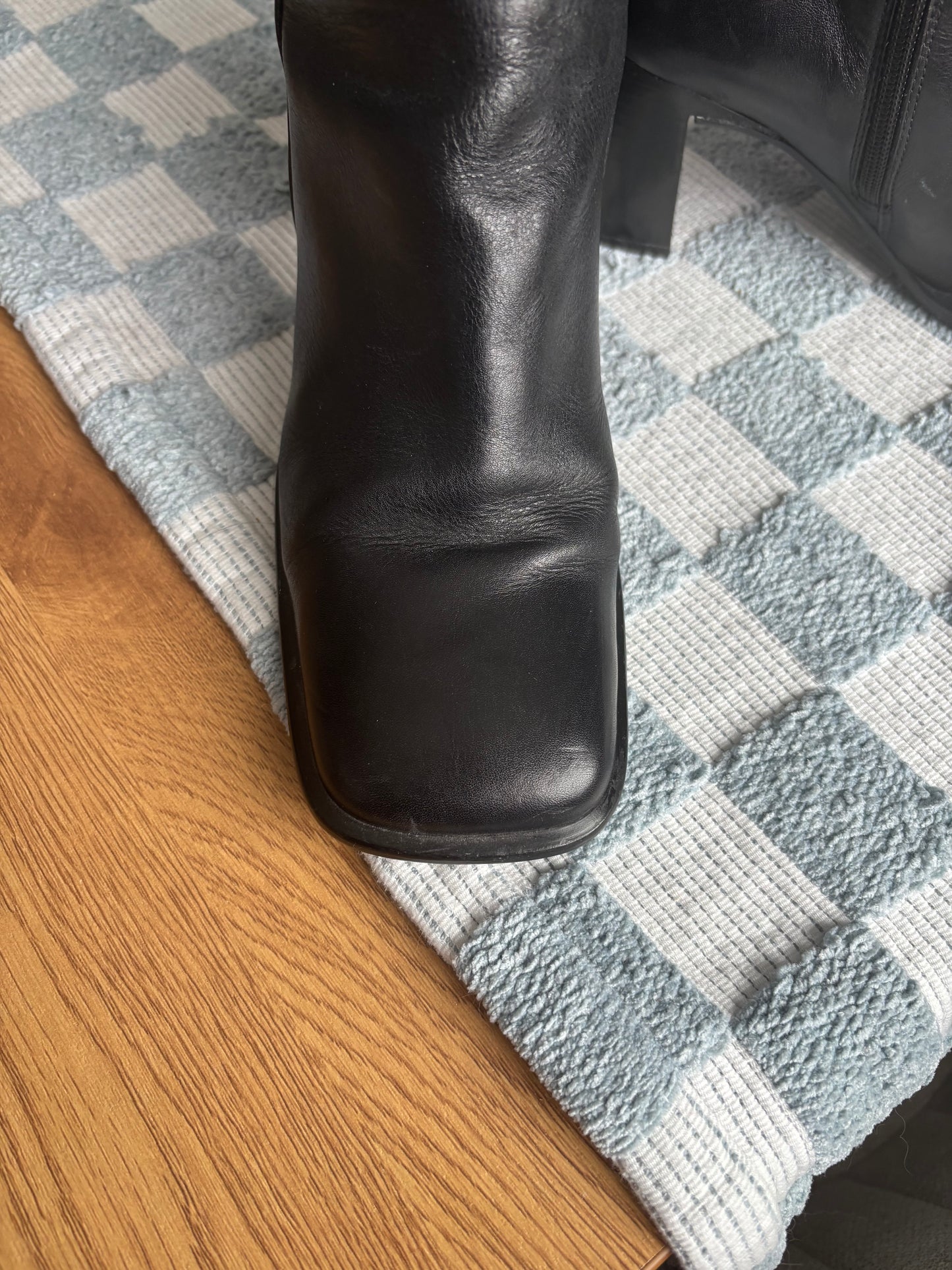 Vintage Prialpas Gomma Italian Leather Boots Size 38