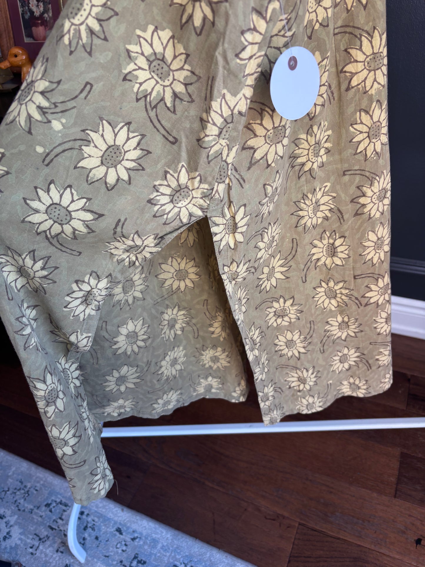 Vintage Sunflower Dress Size M