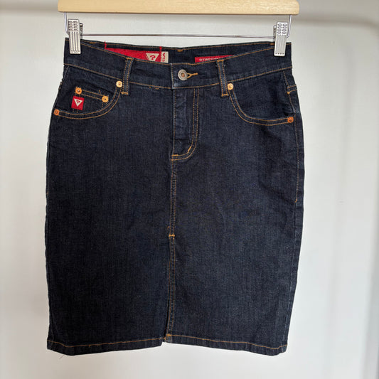 Vintage Guess Dark Denim Skirt