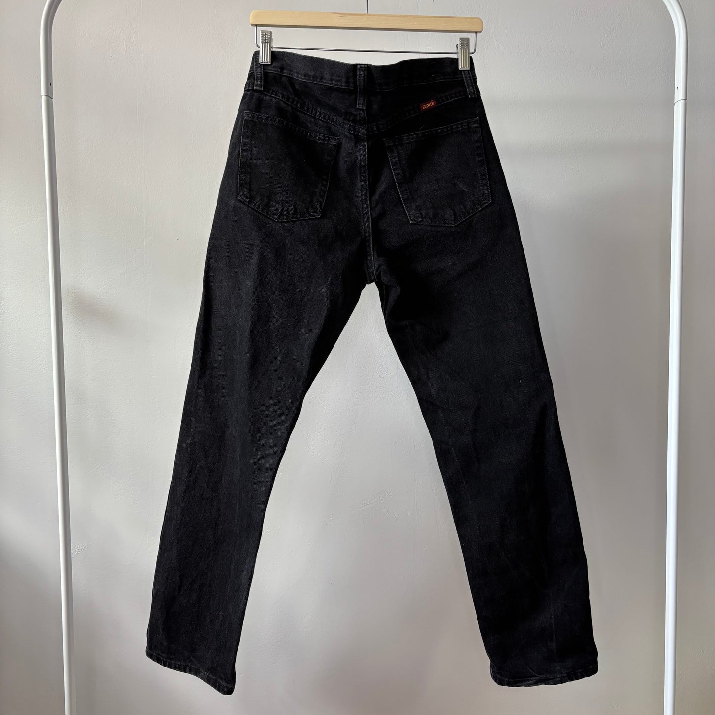 Black Vintage Rustler Jeans