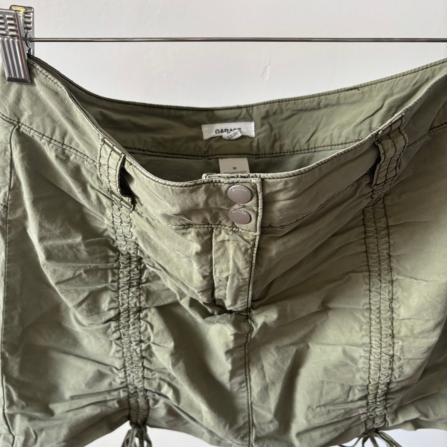 Low Rise Sinched Cargo Mini Skort