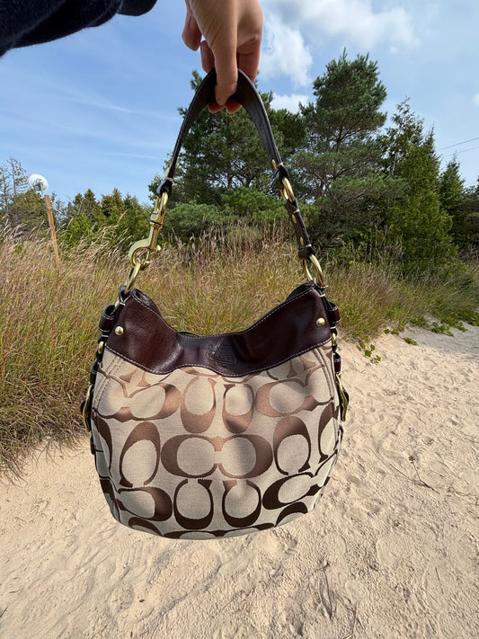 Coach Zoe Signature Large Hobo Bag