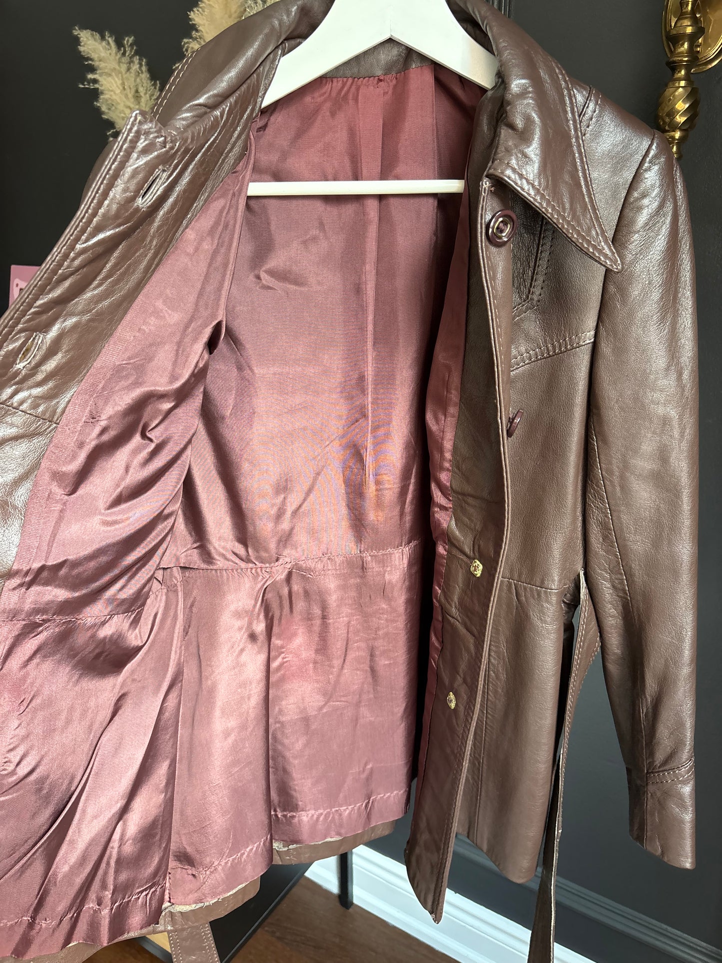 Canadian Vintage Genuine Leather Jacket Size S