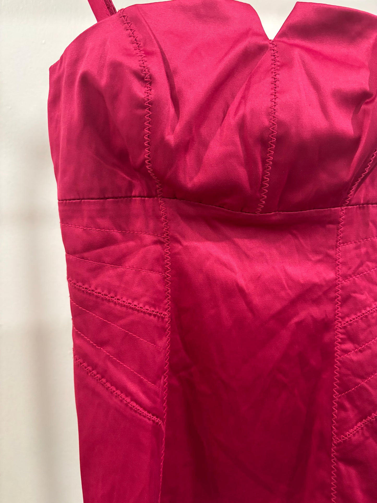 00s Dynamite Satin Bustier Top Size 3