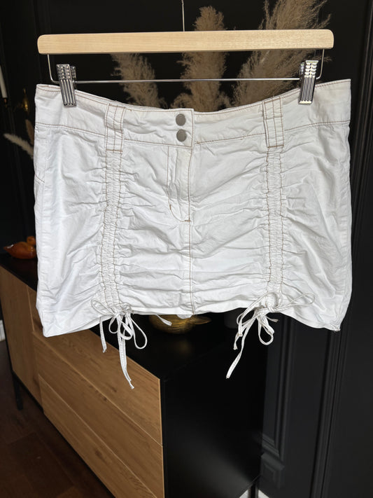 Y2K Rouched Micro Mini Skirt Size M