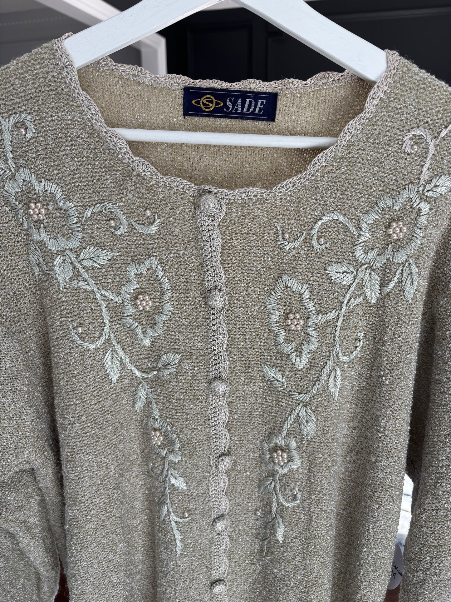 Vintage Spring Knit Sweater Size L