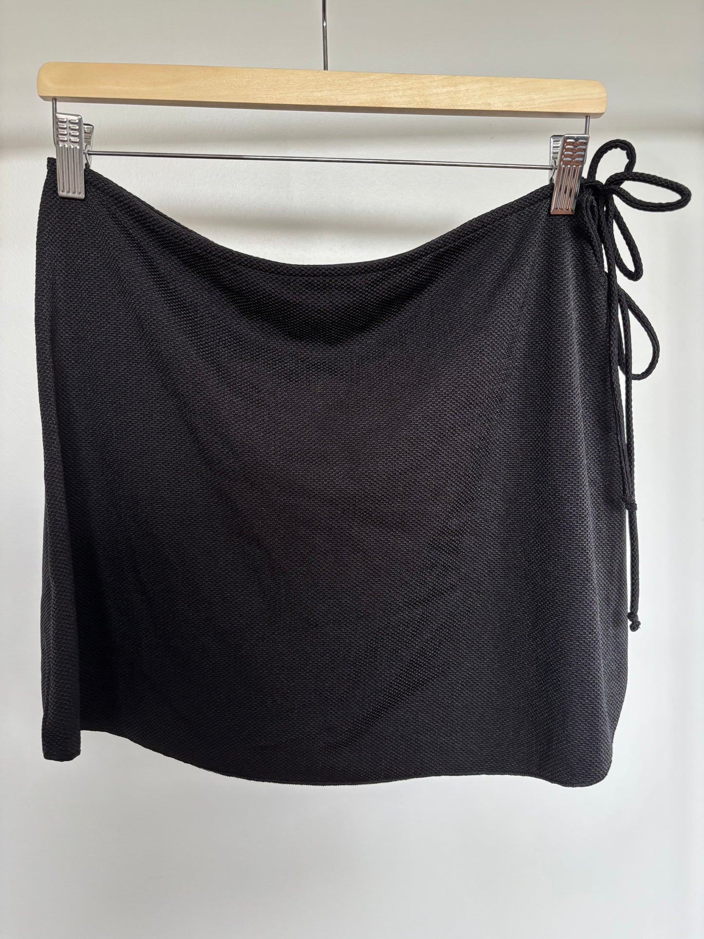 Black Tie Swim Skirt L/XL