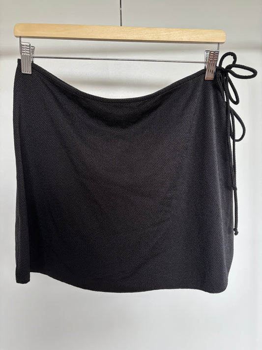 Black Tie Swim Skirt L/XL