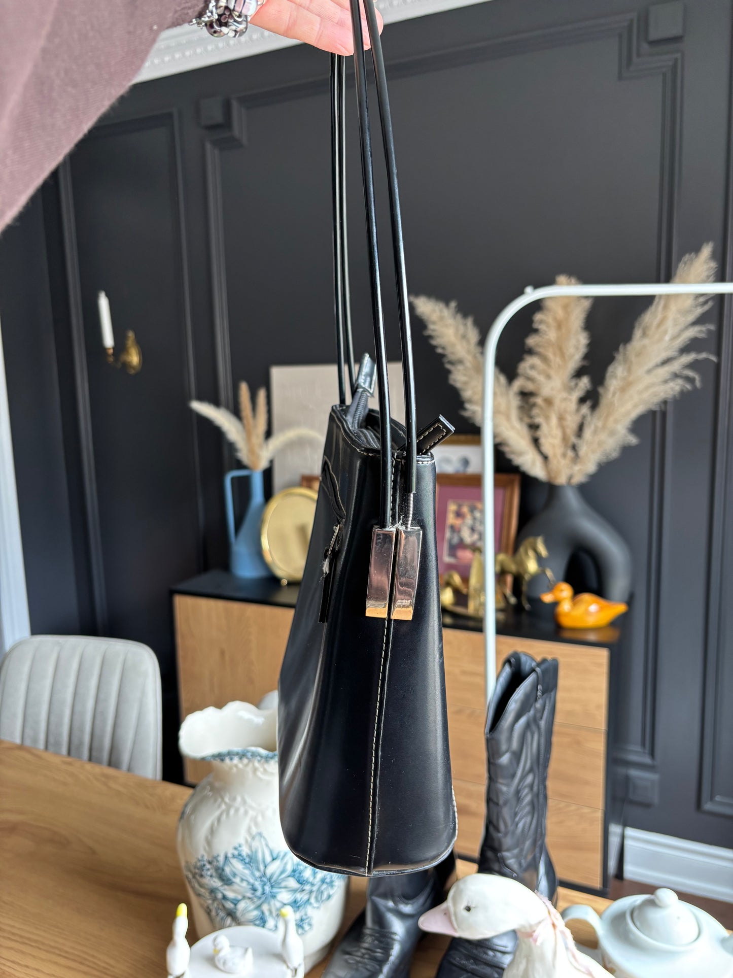 90's Structured Shoulder Bag