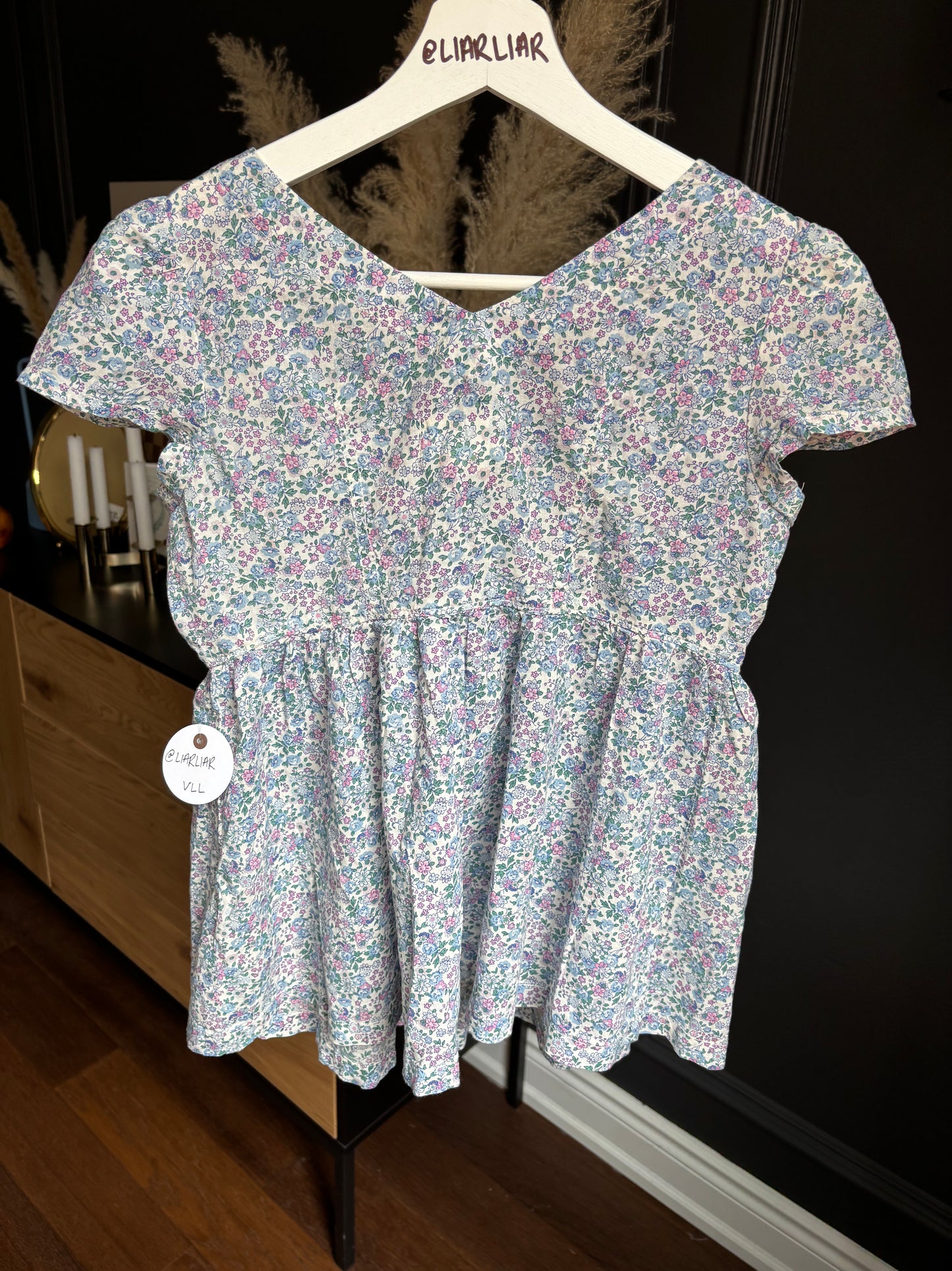 Floral Babydoll Blouse Size XS