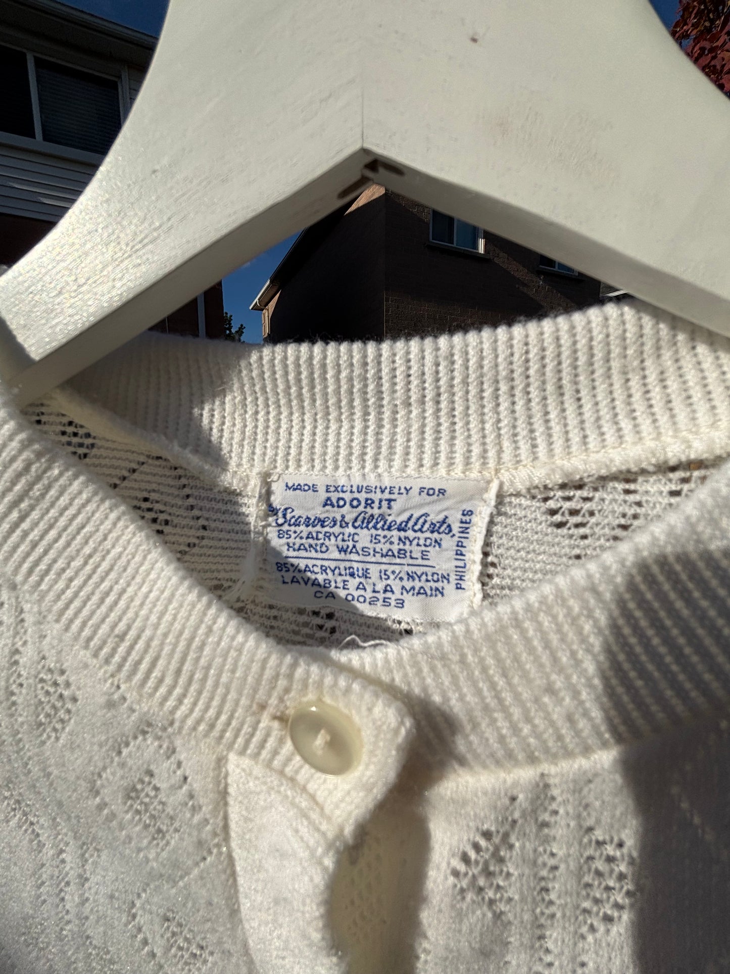 Vintage 70's Fringe Button Down Cape Size OS