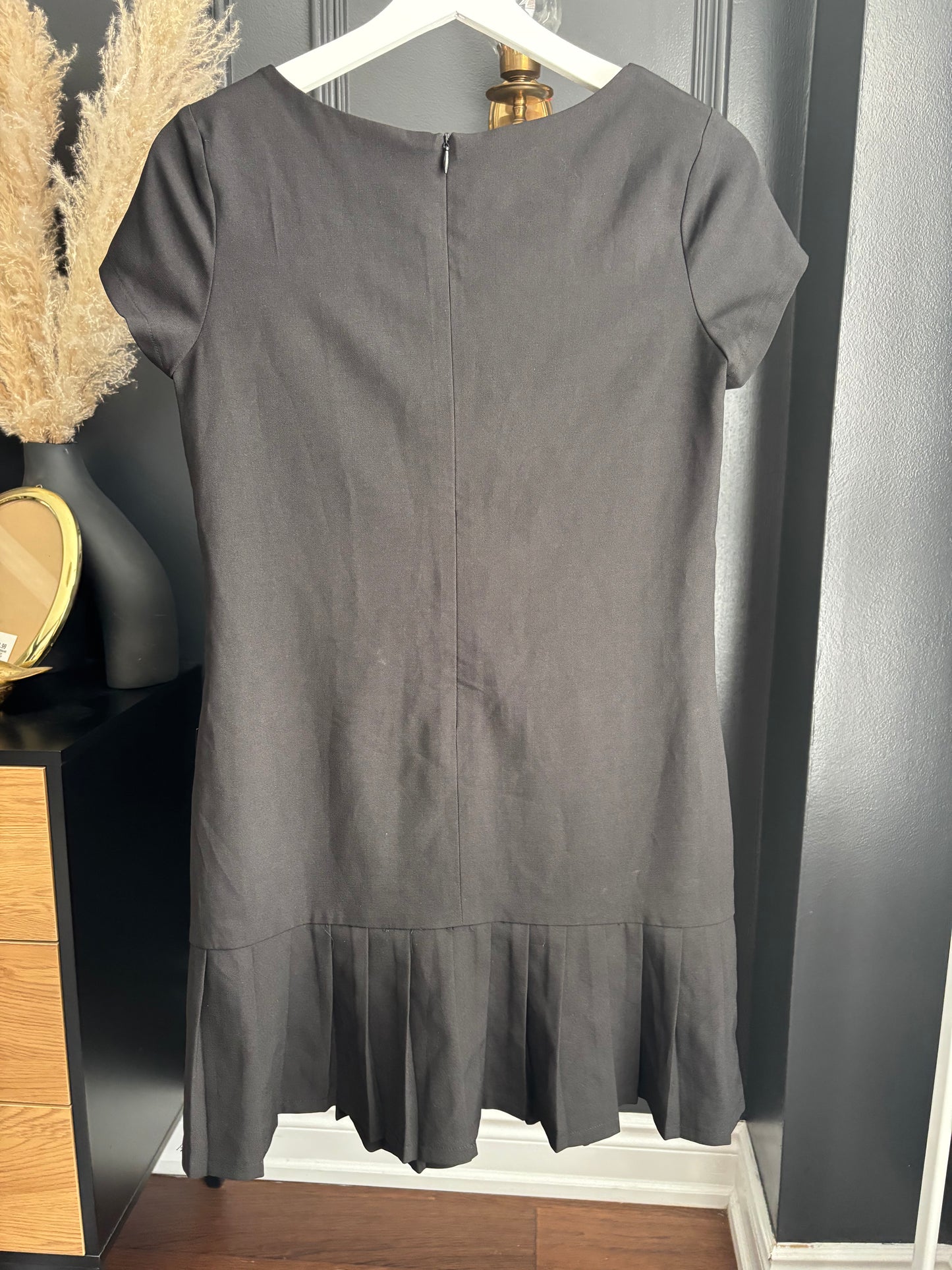 Black & White Tennis Hem Dress Size M