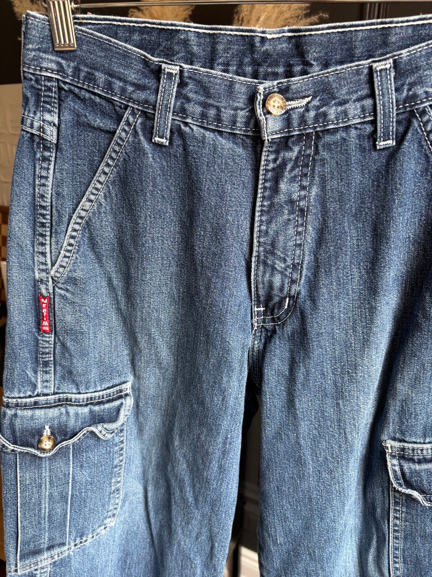 Vintage Cropped Cut Off Jeans Size 27