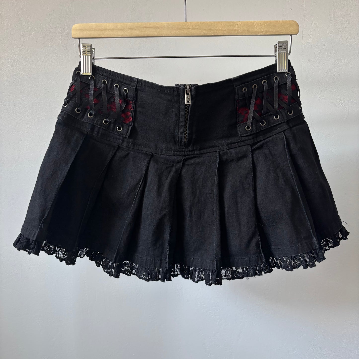 Pleated Tripp Gothic Skirt