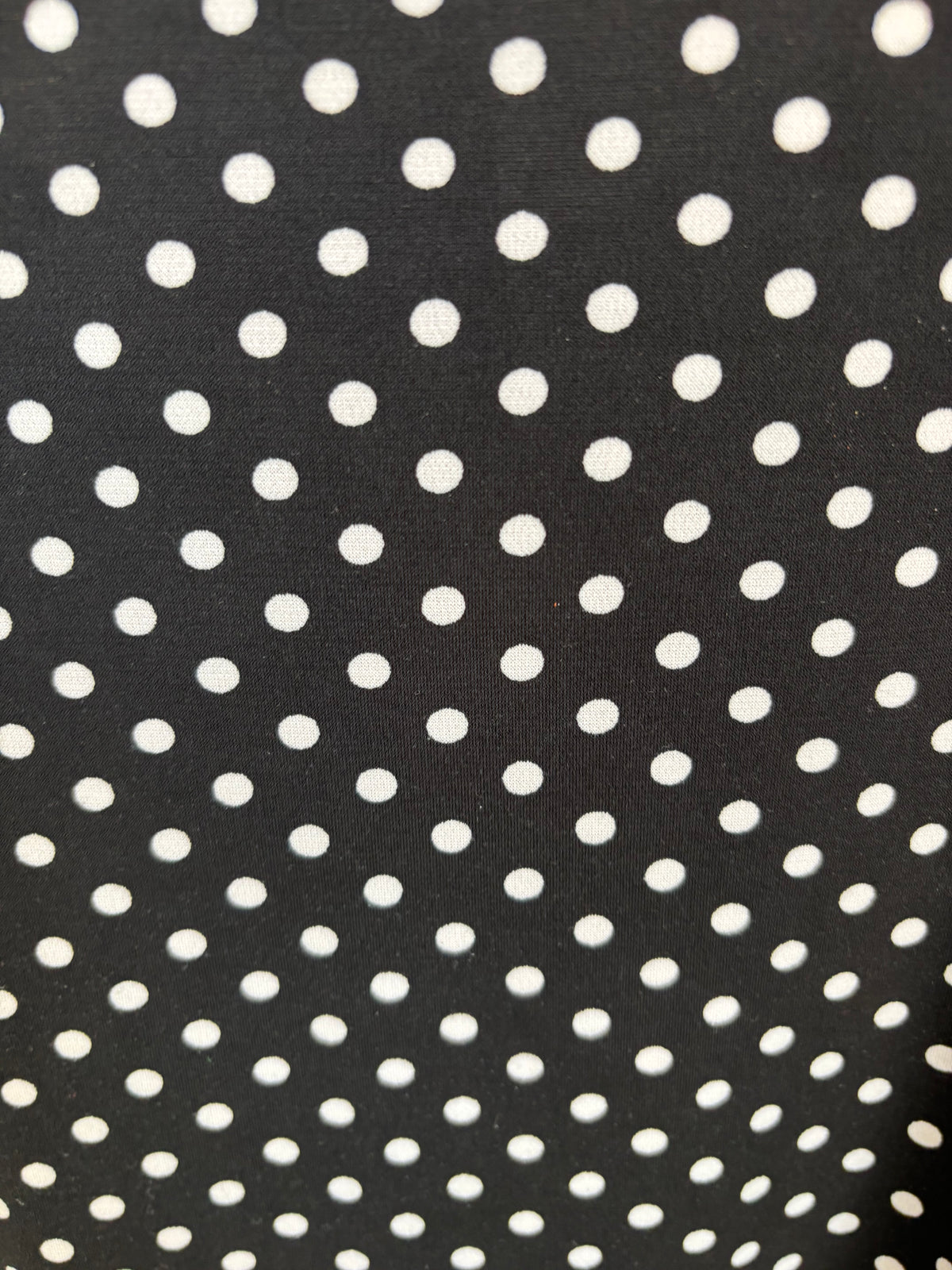 Vintage Black & White Polka Dot Halter Dress Size Large