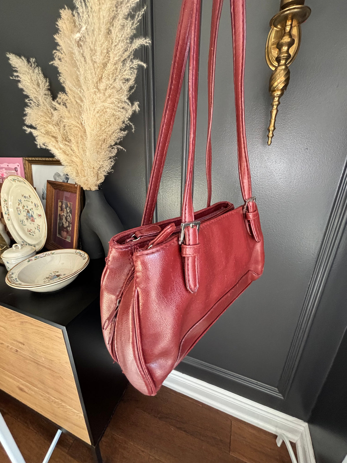 Vintage Auburn Petite Shoulder Bag